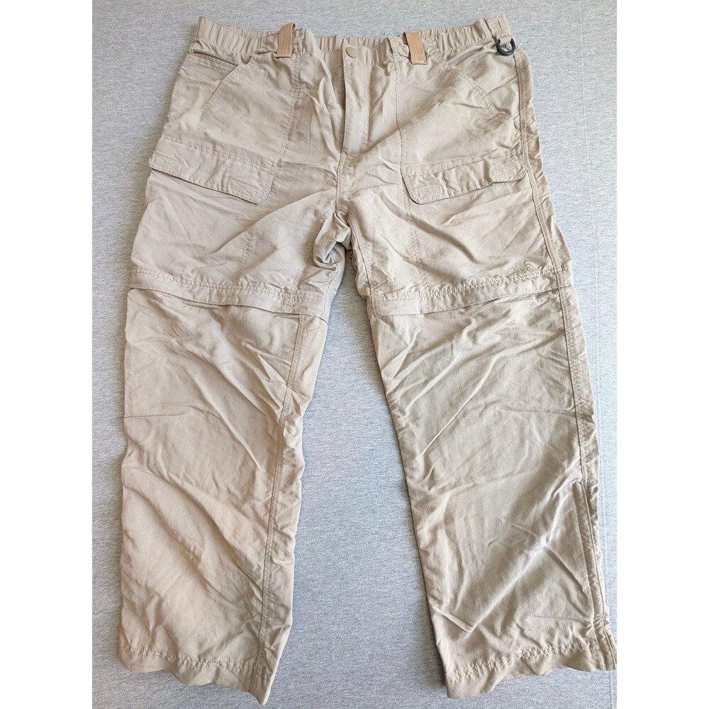The North Face Convertible Hiking Cargo Pants Tan Nylon